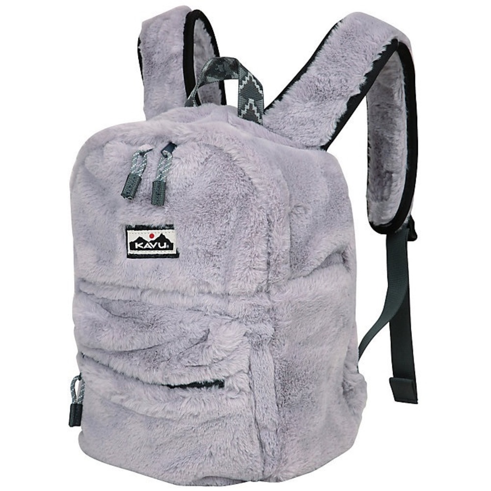 KAVU Fuzz Cub Mini Backpack Fuzzy Bag
